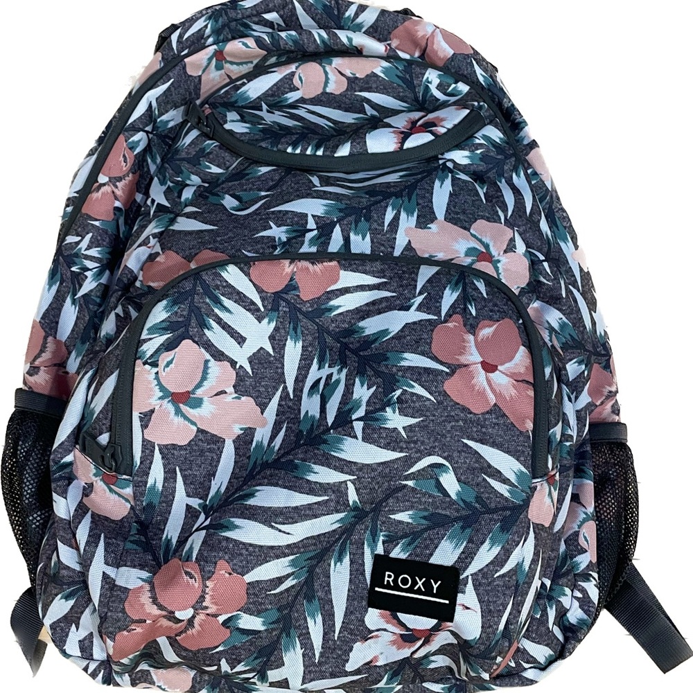 Backpack by Roxy. Pretty floral pattern
